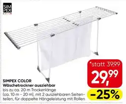 Eurospar SIMPEX COLOR Wäschetrockner ausziehbar Angebot
