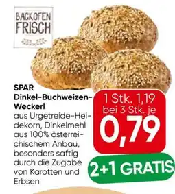 Eurospar SPAR Dinkel-Buchweizen-Weckerl Angebot
