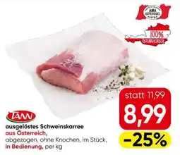 Eurospar Ausgelöstes Schweinskarree Angebot