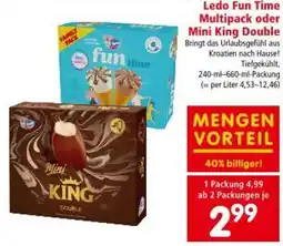 Interspar Ledo Fun Time Multipack oder Mini King Double Angebot