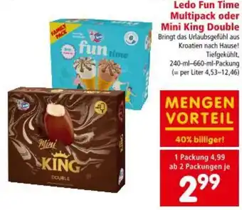 Interspar Ledo Fun Time Multipack oder Mini King Double Angebot