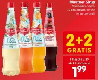 Interspar Mautner Sirup Angebot