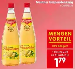 Interspar Mautner Hesperidenessig Angebot