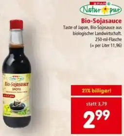 Interspar Bio-Sojasauce Angebot
