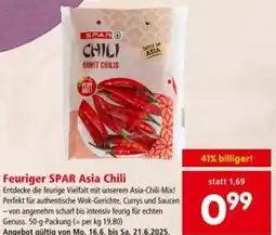 Interspar Feuriger SPAR Asia Chili Angebot