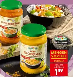 Interspar Natur pur Bio-Reissaucen Angebot