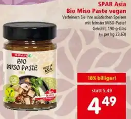 Interspar SPAR Asia Bio Miso Paste vegan Angebot