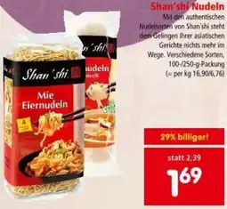 Interspar Shan'shi Nudeln Angebot