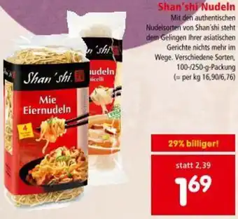 Interspar Shan'shi Nudeln Angebot