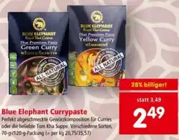 Interspar Blue Elephant Currypaste Angebot