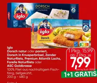 Eurospar Iglo Dorsch Natur Angebot