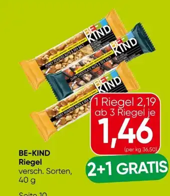 Eurospar Be-Kind Riegel Angebot