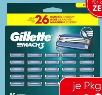 Eurospar Gillette Mach3 Klingen Angebot