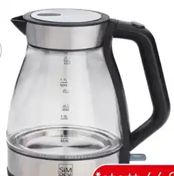 Eurospar Simpex Professional Glas-Wasserkocher Angebot