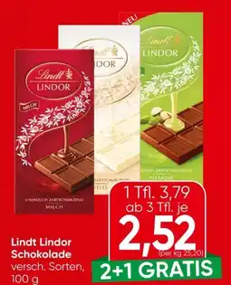 Spar Lindt Lindor Tafel Angebot