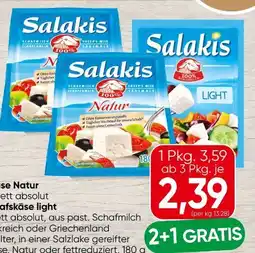 Spar Salakis Schafkäse Natur Angebot
