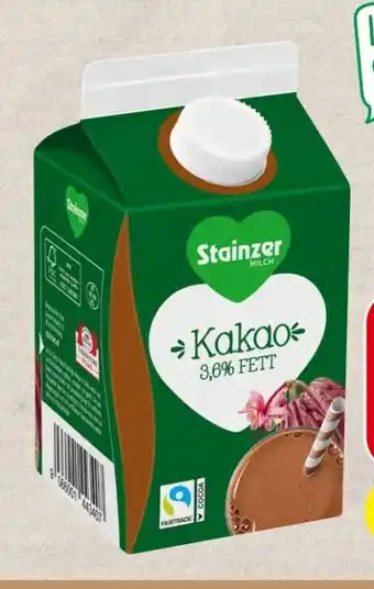 Spar Stainzer Milch Kakao Angebot