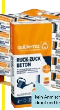 Hellweg Quick-Mix Ruck-Zuck Beton Angebot