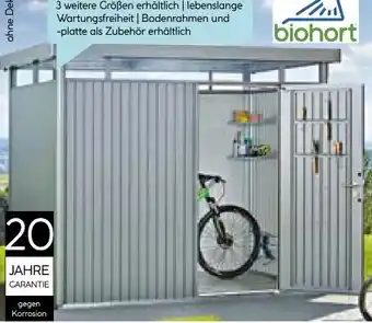 Hellweg Biohort Metall-Gerätehaus HighLine Angebot