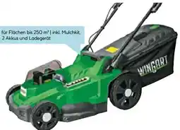 Hellweg Wingart Akku-Rasenmäher-Set Warm 40 Angebot