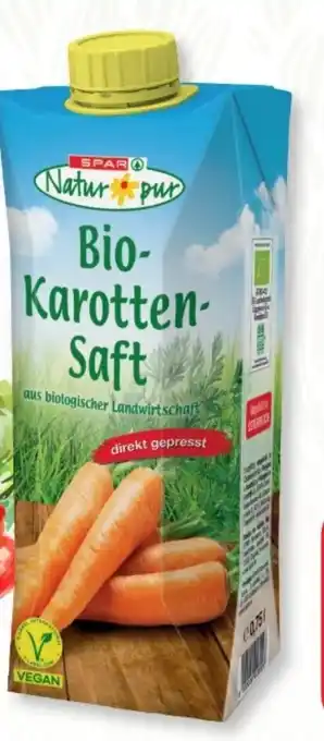 SPAR Gourmet Spar Natur pur Bio-Gemüsesaft Angebot