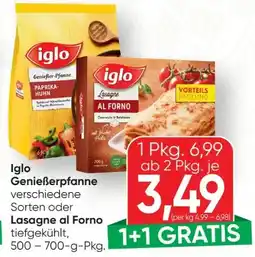 SPAR Gourmet Iglo Lasagne al Forno Angebot