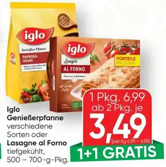 SPAR Gourmet Iglo Lasagne al Forno Angebot