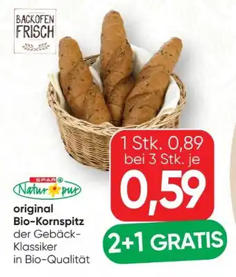 SPAR Gourmet Spar Natur pur Original Bio-Kornspitz Angebot