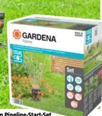 Bauhaus Gardena Sprinklersystem Pipeline-Start-Set Viereckregner Angebot
