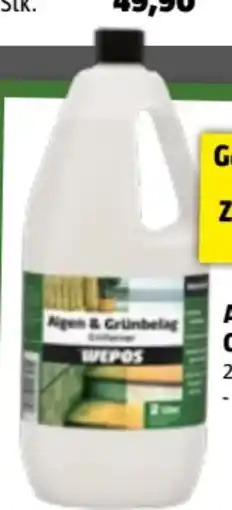Bauhaus Wepos Algen-Grünbelagsentferner Angebot