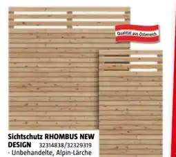 Bauhaus Sichtschutzzaun Rhombus New Angebot