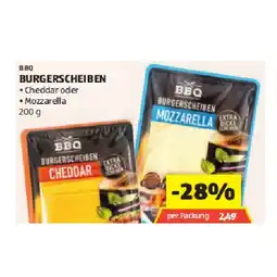 Hofer Burgerscheiben Cheddar oder Mozzarella HOFER Angebot