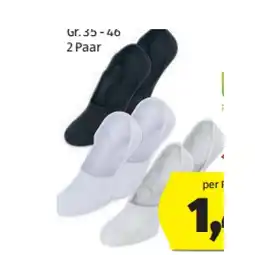 Hofer Damen-/Herren-Füsslinge 2 Paar HOFER Angebot
