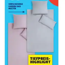 Hofer Leinen-Mix-Bettwäsche versch. Farben und Muster HOFER Angebot