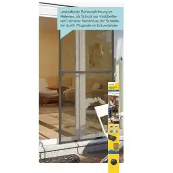 Hellweg Fliegengitter-Schiebetür anthrazit 249639 HELLWEG Angebot