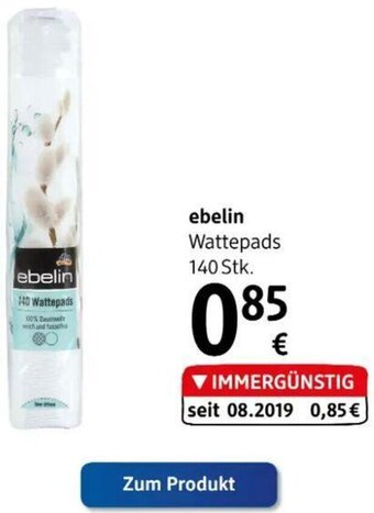 dm Ebelin Wattepads Angebot