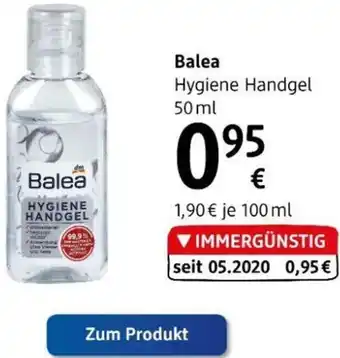 dm Balea Hugiene Handgel 50 ml Angebot