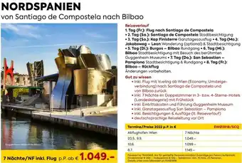 Billa Nordspanien Von Santiago De Compostela Nach Bilbao Angebot