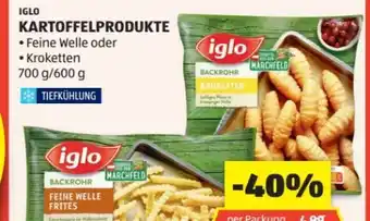 Hofer Iglo Kartoffelprodukte Angebot