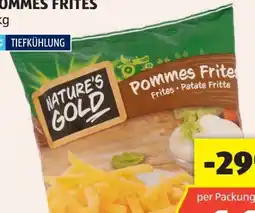 Hofer Nature's Gold Pommes Frites Angebot
