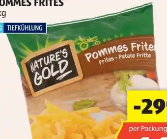 Hofer Nature's Gold Pommes Frites Angebot