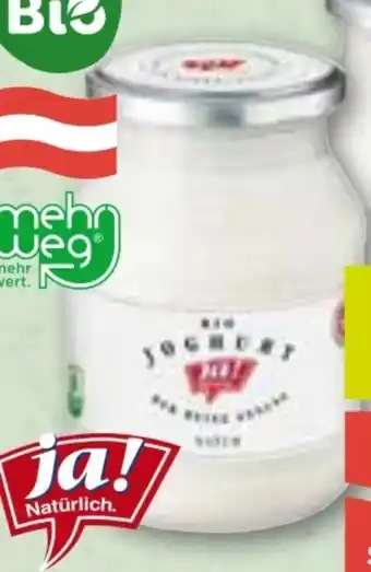 ADEG ja!natürlich Bio Naturjoghurt Angebot