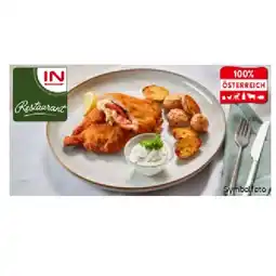 Interspar Cordon Bleu vom Schwein mit Speck und Gouda gefüllt dazu Bratkartoffeln und Kräuterdip INTERSPAR Angebot