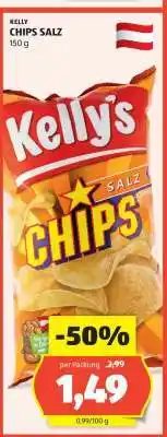 Hofer KELLY CHIPS SALZ 150 g Angebot