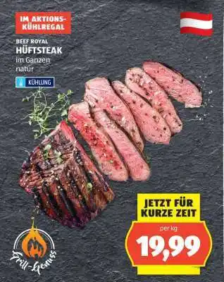 Hofer BEEF ROYAL HÜFTSTEAK Angebot