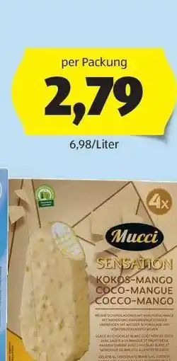 Hofer Mucci SENSATION KOKOS-MANGO Angebot