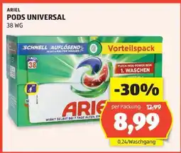 Hofer ARIEL PODS UNIVERSAL 38 WG Angebot