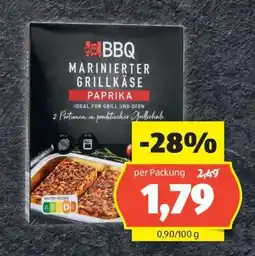 Hofer BBQ MARINIERTER GRILLKÄSE PAPRIKA Angebot