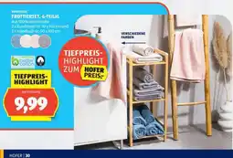 Hofer NOVITESSE FROTTIERSET, 4-TEILIG Angebot