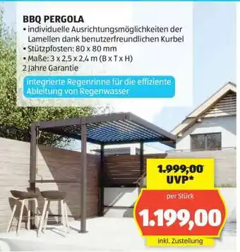 Hofer BBQ PERGOLA Angebot